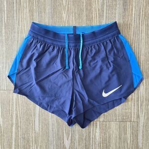 Nike Pro Elite USA Olympic Running Shorts Women's Small S Navy Lined New AO845